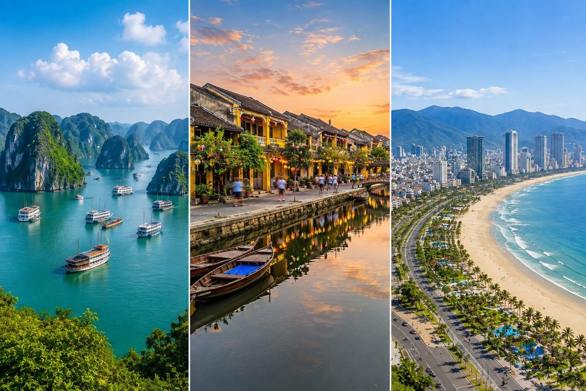 Ha Long · Hoi An · Da Nang
